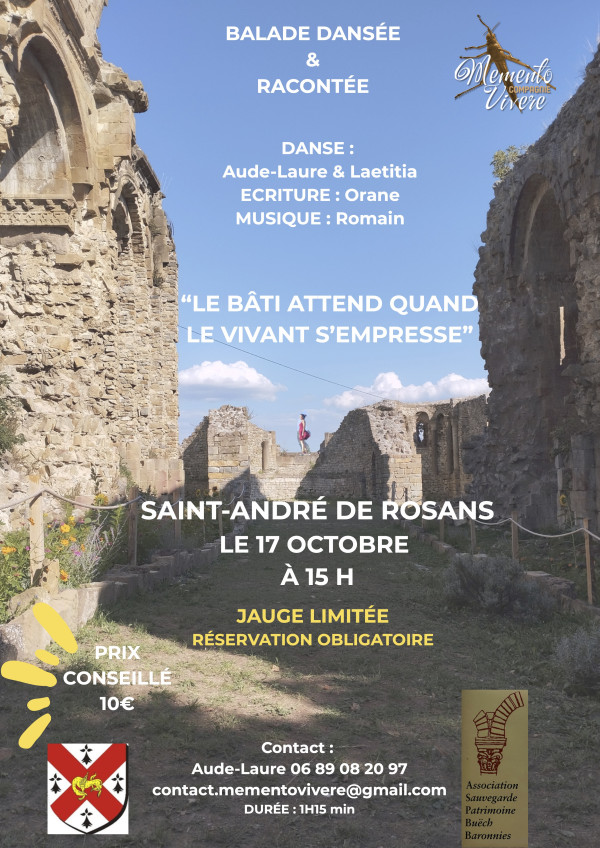 Balade dansée et racontée « Le bâti attend quand le vivant s’empresse »